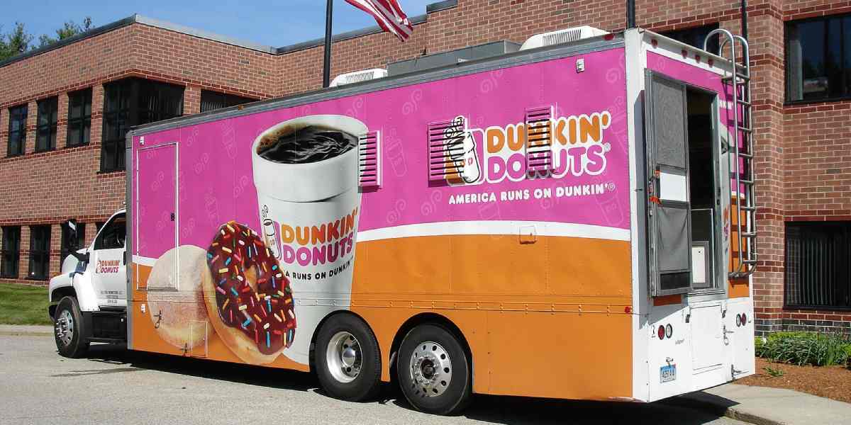 dunking donuts truck driver