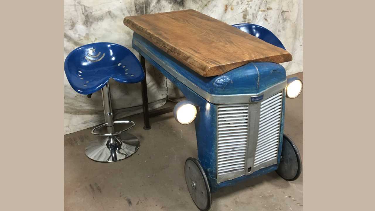 ferguson to20 tractor turned into a table 