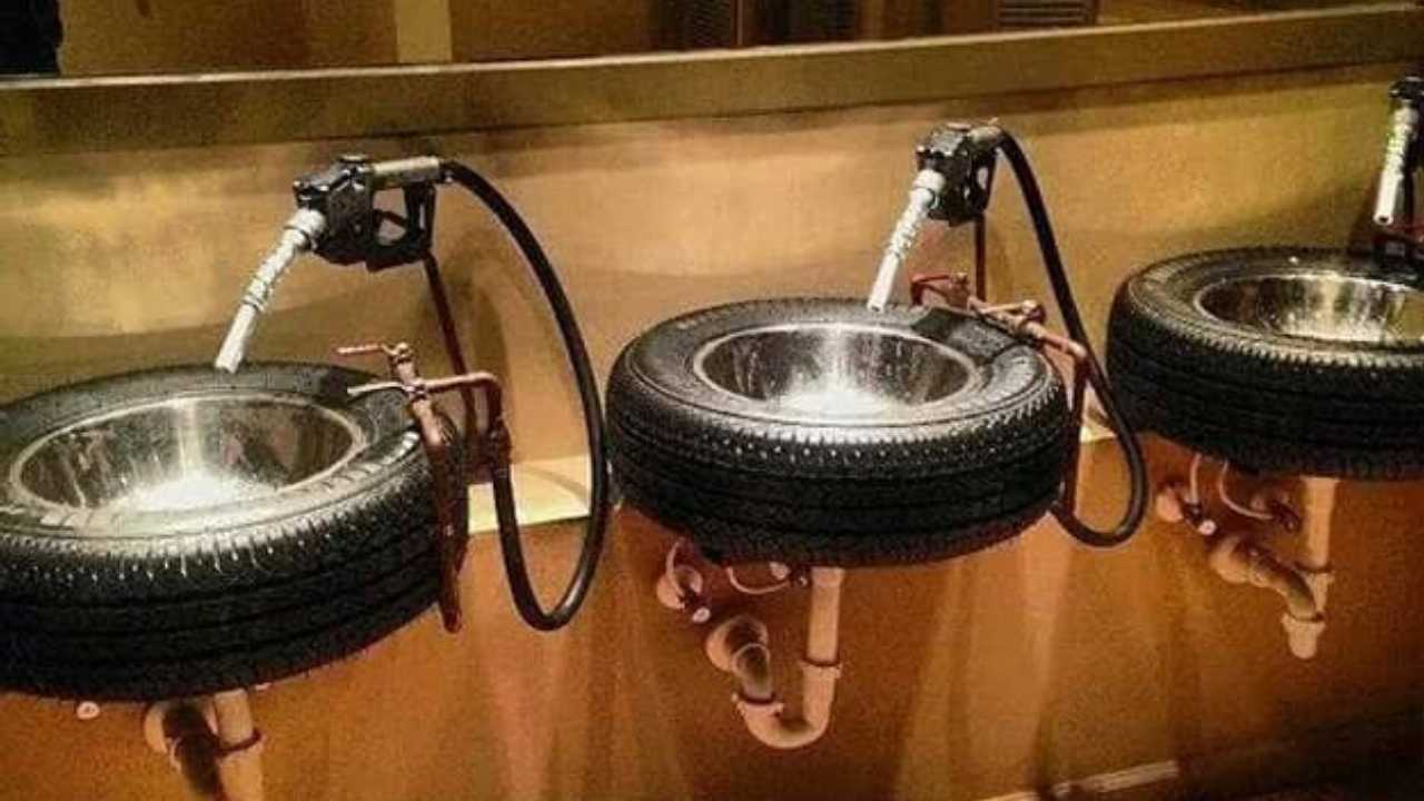 tires as sinks