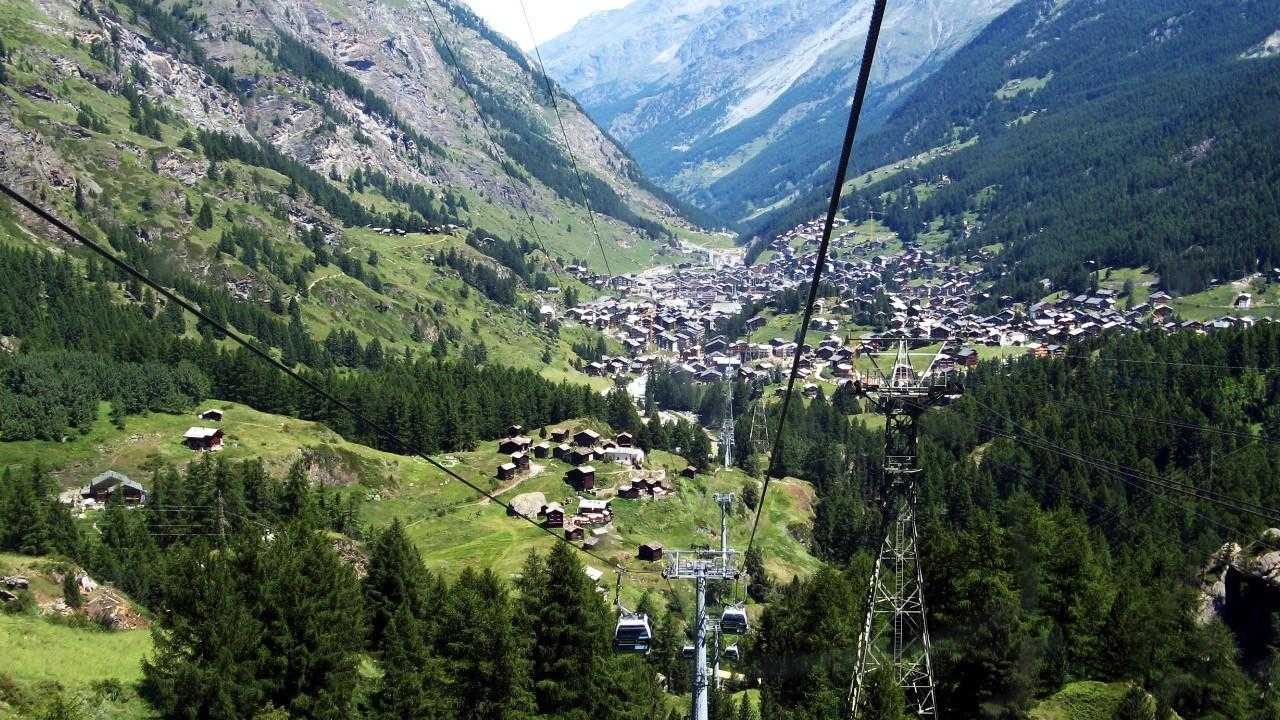 zermatt switzerland cable cars